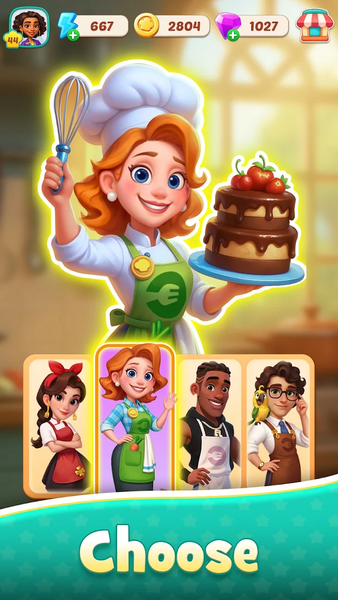 Foodstars: Merge & Cook - عکس بازی موبایلی اندروید