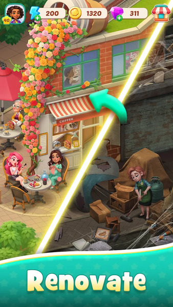 Foodstars: Merge & Cook - عکس بازی موبایلی اندروید