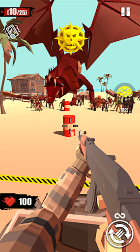 Merge Gun: Shoot Zombie - Gameplay image of android game