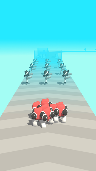 Merge Alpha: Letter Run - Gameplay image of android game