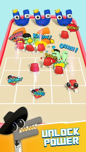 Merge Alpha: Letter Run - Gameplay image of android game