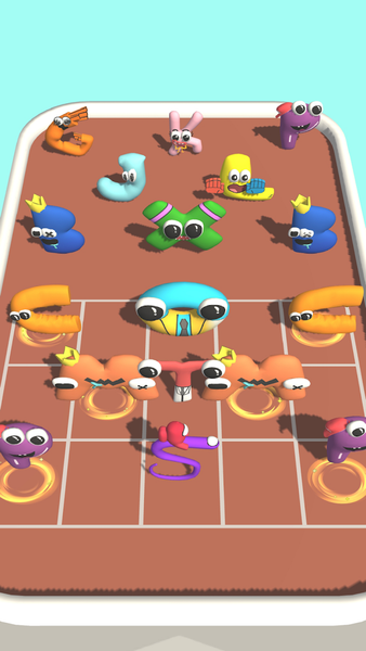 Merge Alpha: Letter Run - Gameplay image of android game