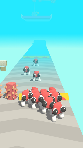 Merge Alpha: Letter Run - Gameplay image of android game