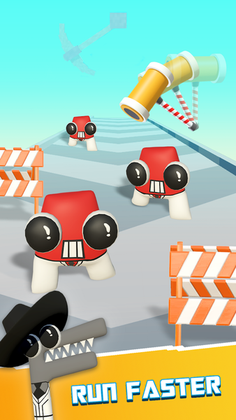 Merge Alpha: Letter Run - Gameplay image of android game