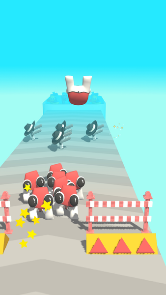 Merge Alpha: Letter Run - Gameplay image of android game