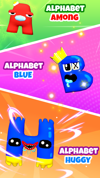 Alphabet Merge: Monster Master - Gameplay image of android game