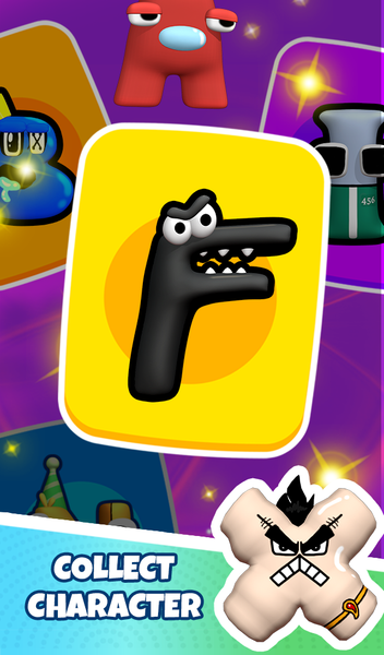 Alphabet Merge: Monster Master - Gameplay image of android game