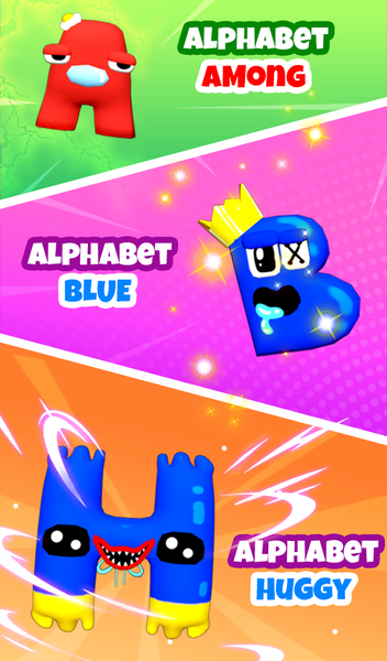 Alphabet Merge: Monster Master - Gameplay image of android game