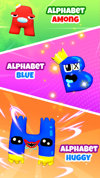 Alphabet Merge: Monster Master - Gameplay image of android game