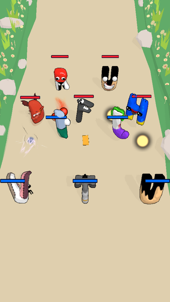 Alphabet Merge: Monster Master - Gameplay image of android game