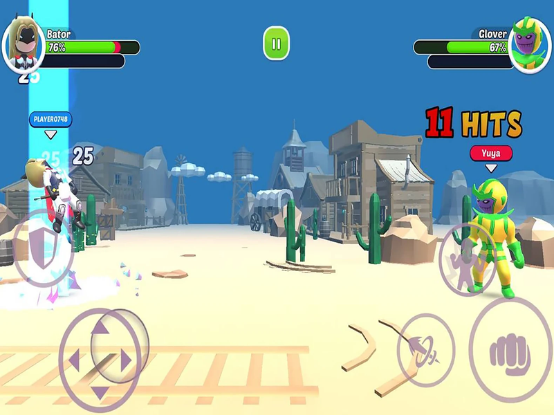 Stick Fight ۳D - عکس بازی موبایلی اندروید