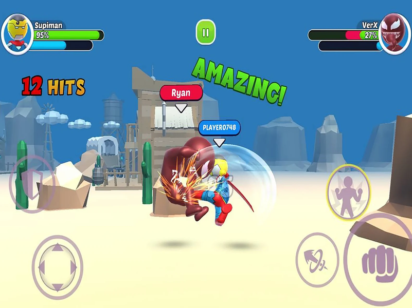 Stick Fight ۳D - عکس بازی موبایلی اندروید