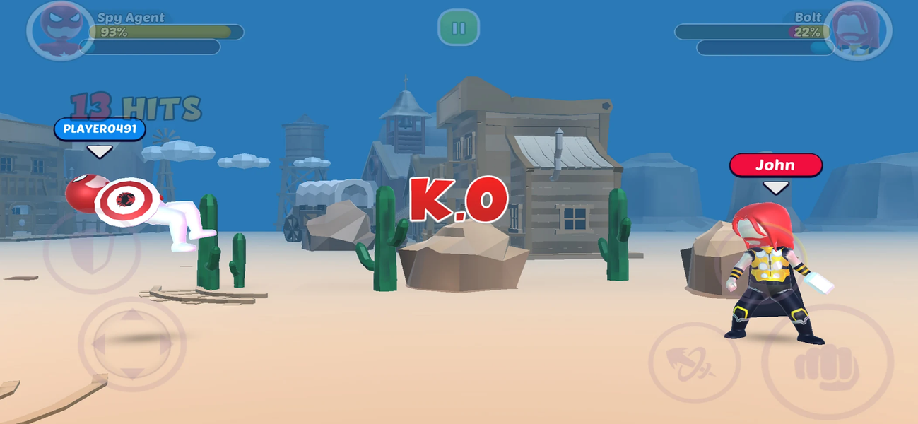 Stick Fight ۳D - عکس بازی موبایلی اندروید