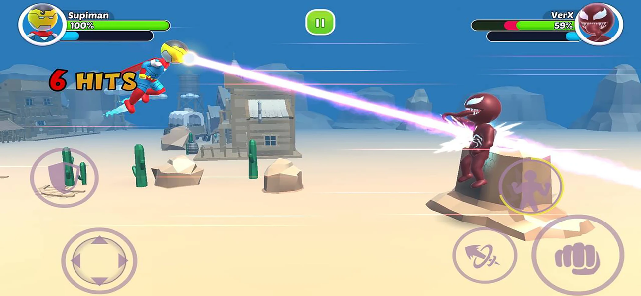 Stick Fight ۳D - عکس بازی موبایلی اندروید