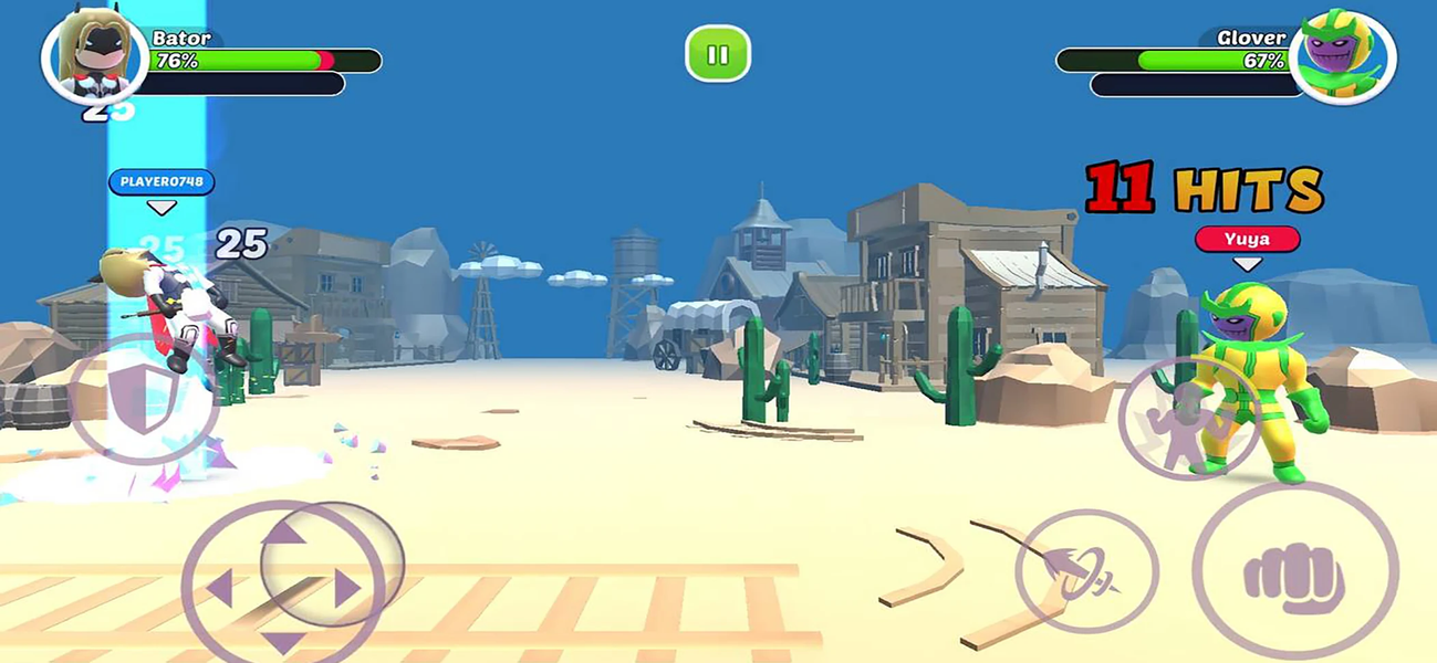 Stick Fight ۳D - عکس بازی موبایلی اندروید