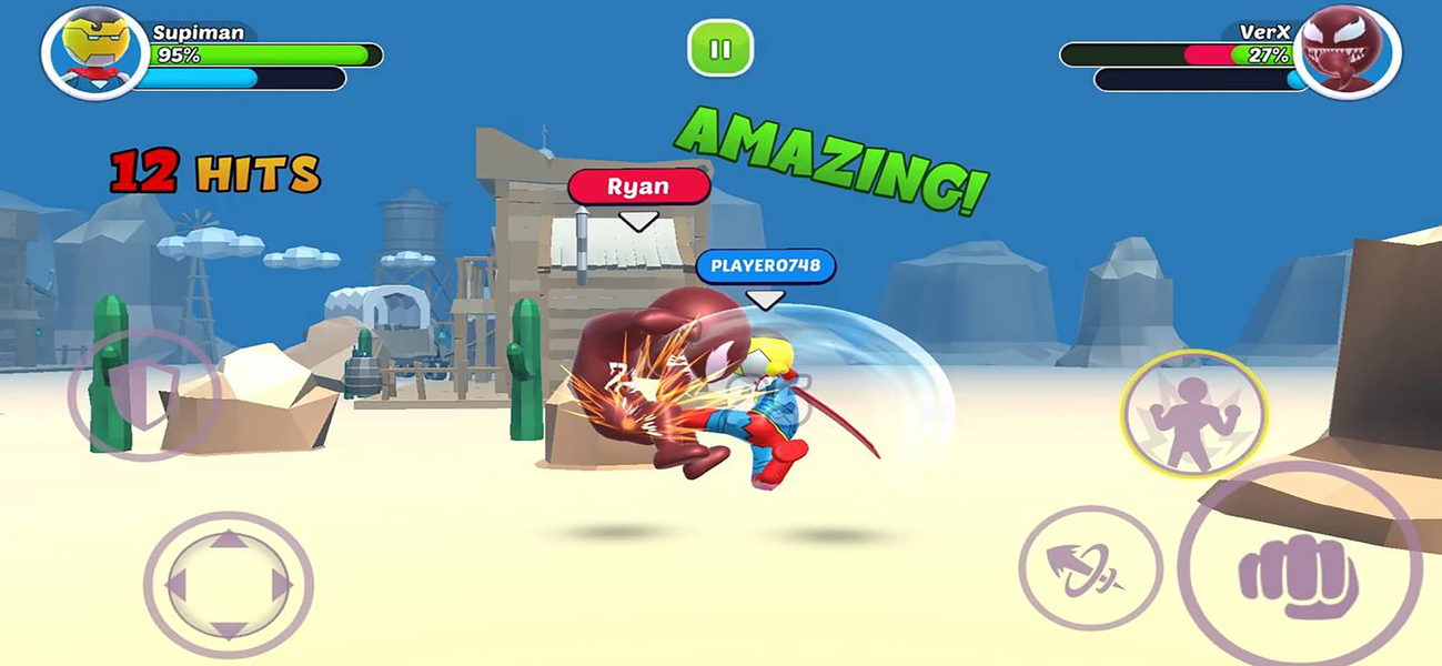 Stick Fight ۳D - عکس بازی موبایلی اندروید