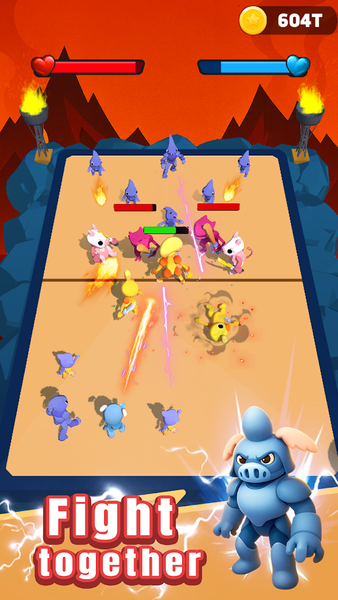 Merge Monster - Gameplay image of android game
