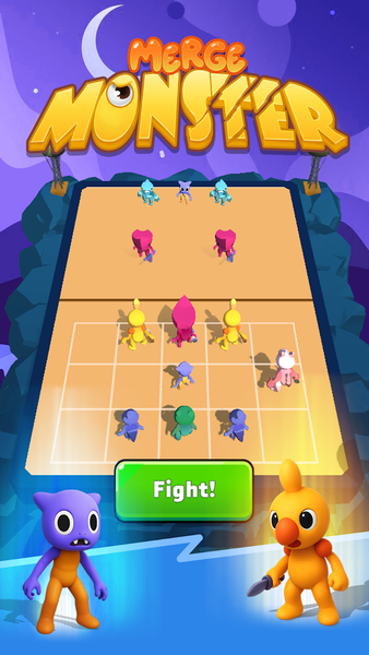 Merge Monster - Gameplay image of android game