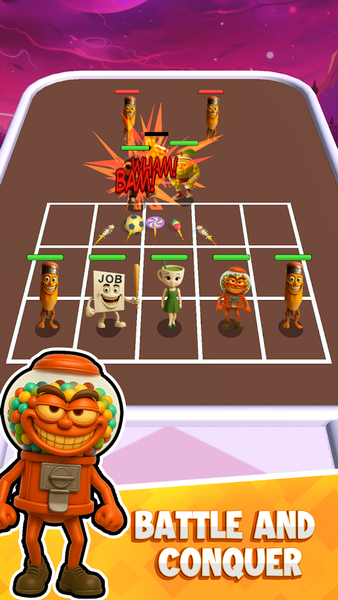 Brainbot S۲ Merge Battle - عکس بازی موبایلی اندروید