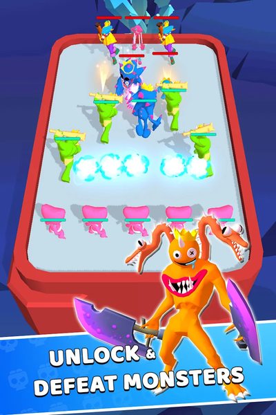 Monster Rampage: Merge Rainbow - عکس بازی موبایلی اندروید