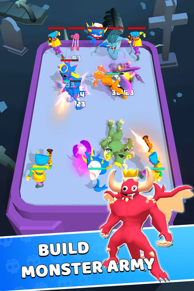 Monster Rampage: Merge Rainbow - عکس بازی موبایلی اندروید