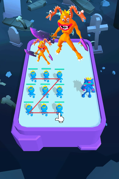 Monster Rampage: Merge Rainbow - عکس بازی موبایلی اندروید