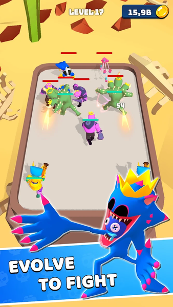 Monster Rampage: Merge Rainbow - عکس بازی موبایلی اندروید