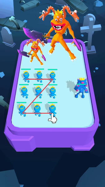 Monster Rampage: Merge Rainbow - عکس بازی موبایلی اندروید