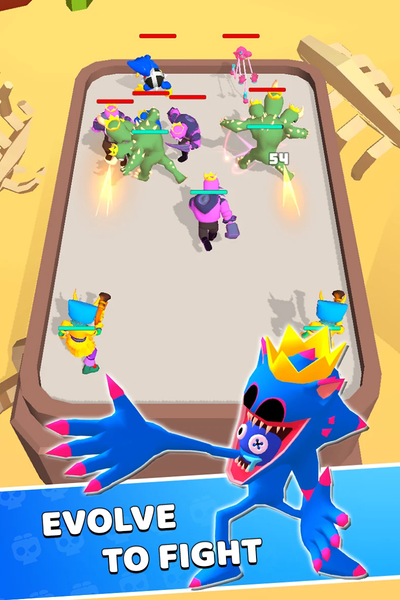 Monster Rampage: Merge Rainbow - عکس بازی موبایلی اندروید