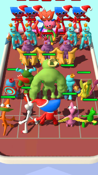 Merge Monster Squad - Gameplay image of android game
