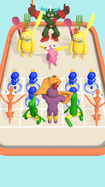 Merge Monster Squad - Gameplay image of android game