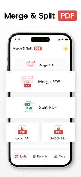 Merge PDF - Split PDF Files - Image screenshot of android app