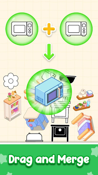 Merge Mash: Stickers Puzzle - Gameplay image of android game
