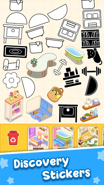 Merge Mash: Stickers Puzzle - عکس بازی موبایلی اندروید