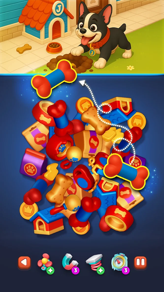 Summer Secrets: Merge 3D Story - Gameplay image of android game