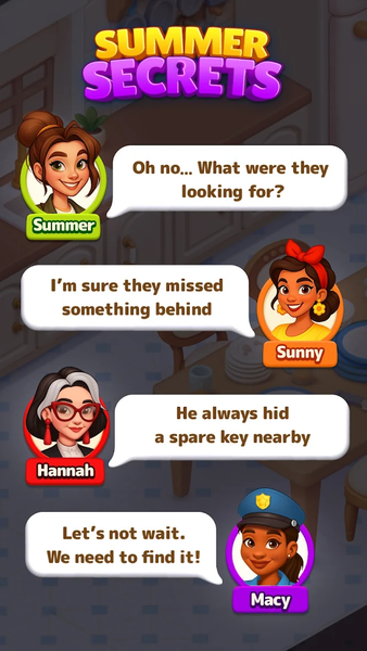 Summer Secrets: Merge ۳D Story - عکس بازی موبایلی اندروید