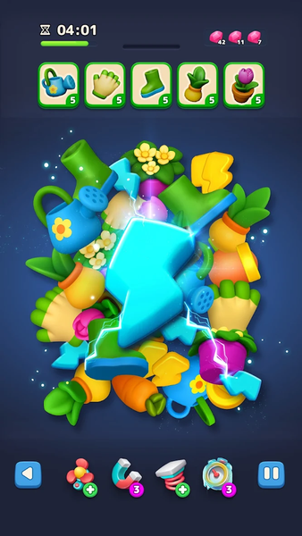 Summer Secrets: Merge 3D Story - Gameplay image of android game