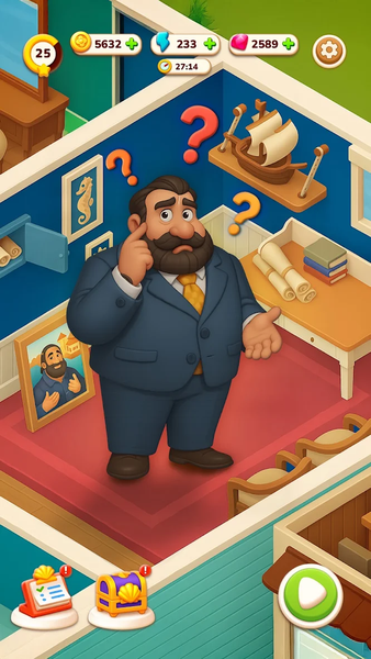 Summer Secrets: Merge 3D Story - Gameplay image of android game