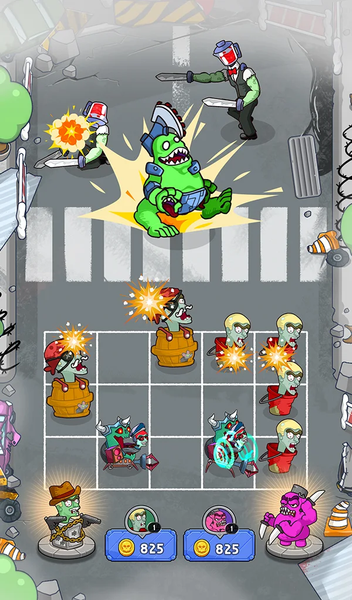 Merge Fight: Grim & Zombie War - عکس بازی موبایلی اندروید