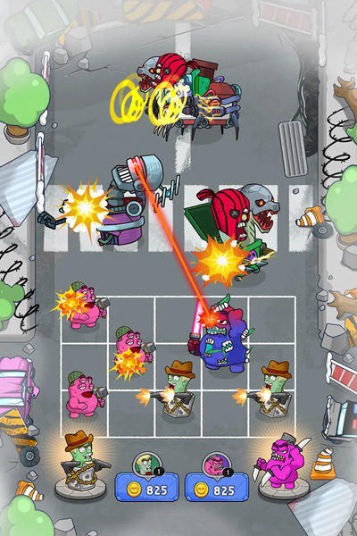 Merge Fight: Grim & Zombie War - عکس بازی موبایلی اندروید