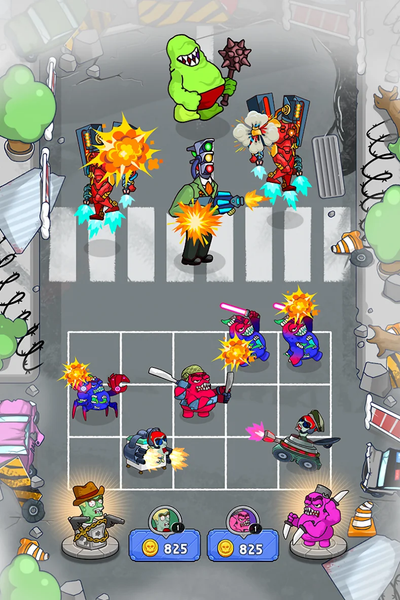 Merge Fight: Grim & Zombie War - عکس بازی موبایلی اندروید