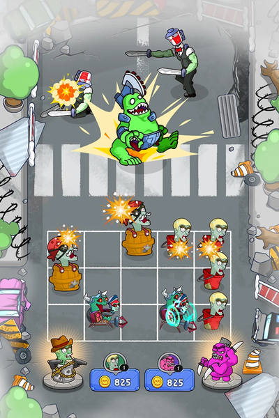 Merge Fight: Grim & Zombie War - عکس بازی موبایلی اندروید
