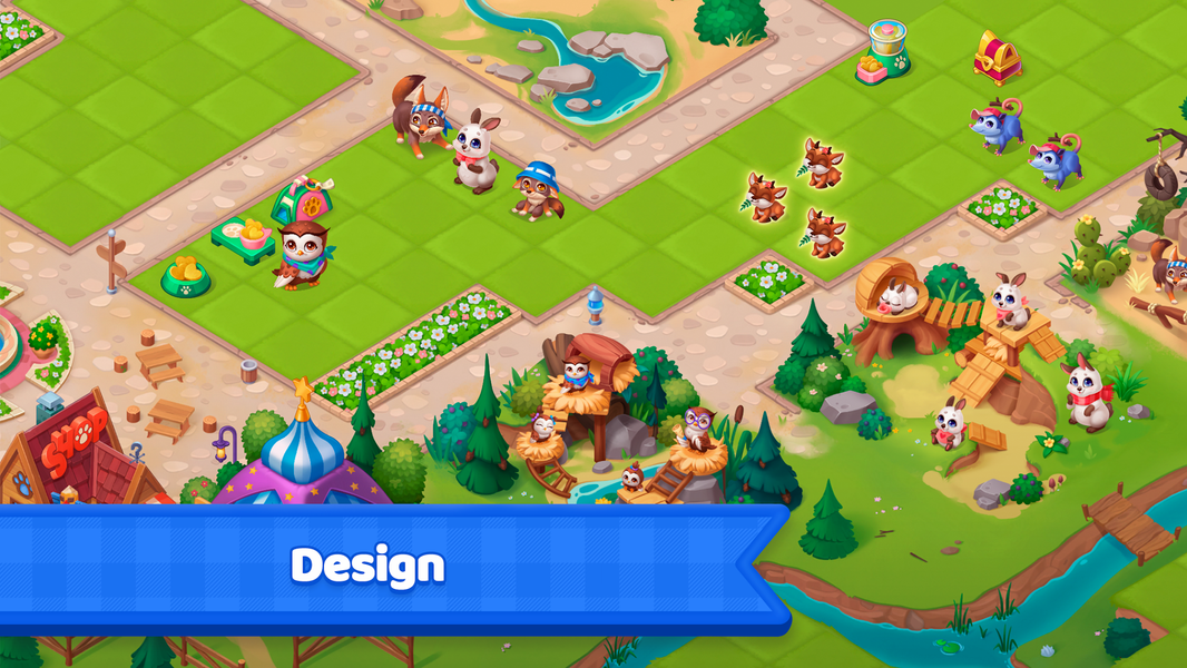 Merge Ville: Match Puzzle Game - عکس بازی موبایلی اندروید