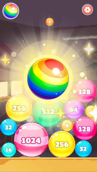 Amazing 2048 Merge:Real Money - Gameplay image of android game