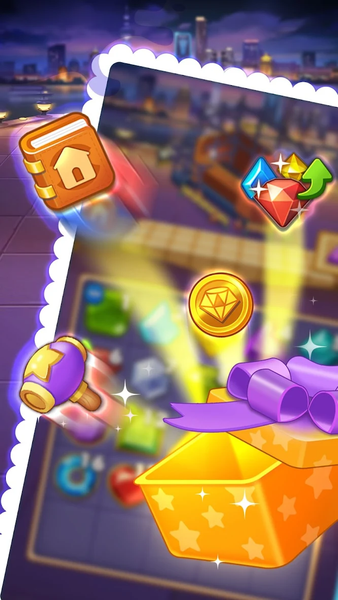 Jewel 2048 - Merge & Build - Gameplay image of android game