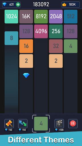 ۲۰۴۸ Merge-Number Games - عکس برنامه موبایلی اندروید