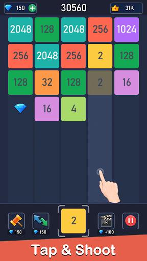 2048 Merge-Number Games - Image screenshot of android app