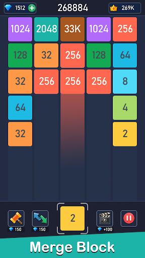 2048 Merge-Number Games - Image screenshot of android app