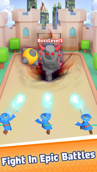 Merge Master: Battle Empire - Gameplay image of android game