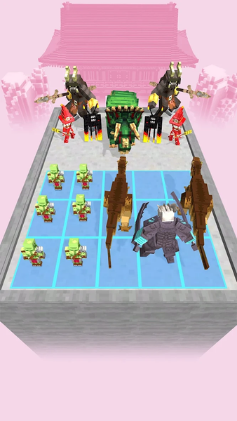Dinosaur Merge: Block Fighting - Gameplay image of android game